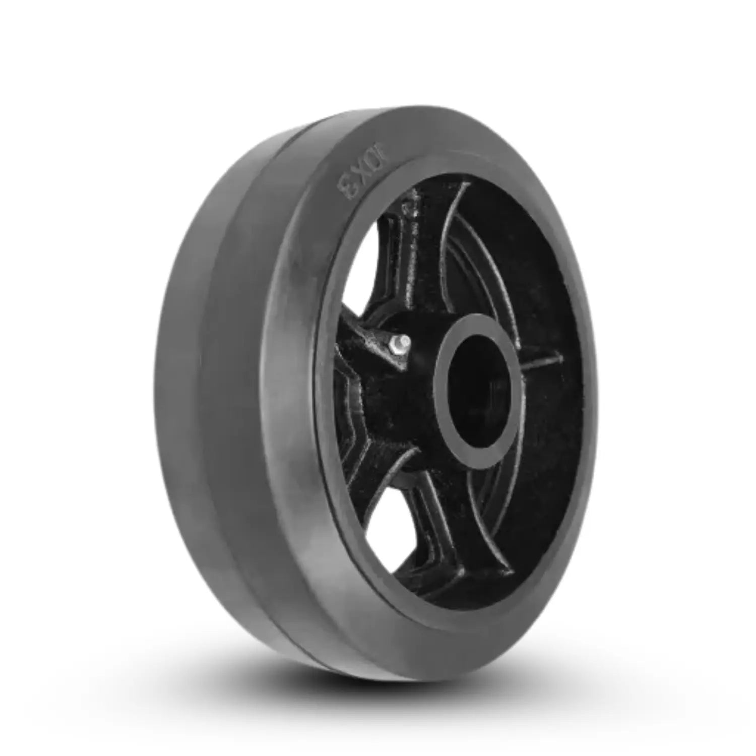 W/ MOLD ON RUBBER WHEELS