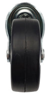 2-1/2" Swivel Stem Caster | Black Hard Rubber Wheel | Threaded Stem 3/8"-16 x 1" | 100 lbs Capacity -  | CasterHQ