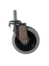 3" Stem Caster | Non-Marking Polyurethane Wheel | Threaded Stem 3/8"-16 x 1" | 100 lbs Capacity -  | CasterHQ