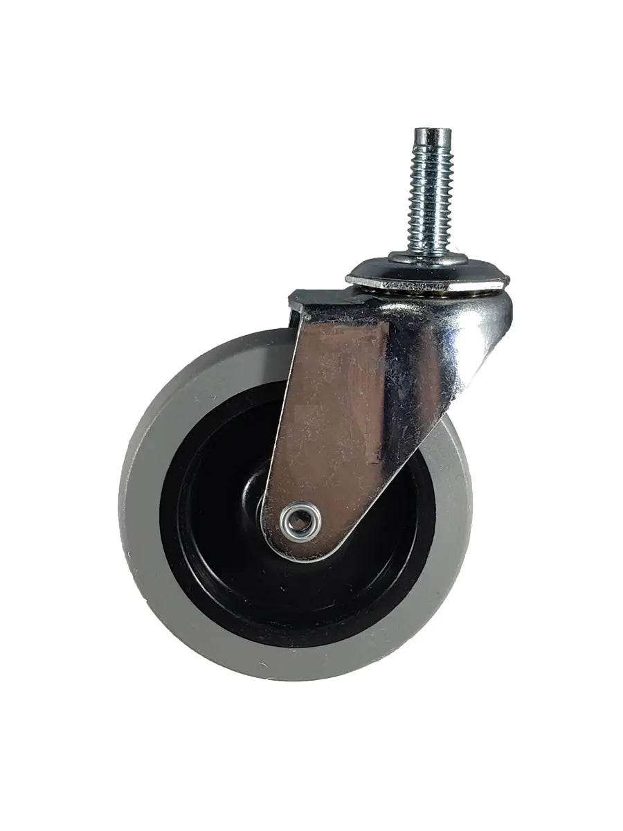 3" Stem Caster | Non-Marking Polyurethane Wheel | Threaded Stem 3/8"-16 x 1" | 100 lbs Capacity -  | CasterHQ