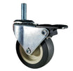 2" Polyurethane Side Lock Caster 3/8"-16 x 1" Stem – 90 lb | CasterHQ