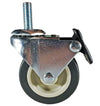 2" Locking Stem Caster | Non-Marking Polyurethane Wheel | Threaded Stem 3/8"-16 x 1" | 90 lbs Capacity -  | CasterHQ