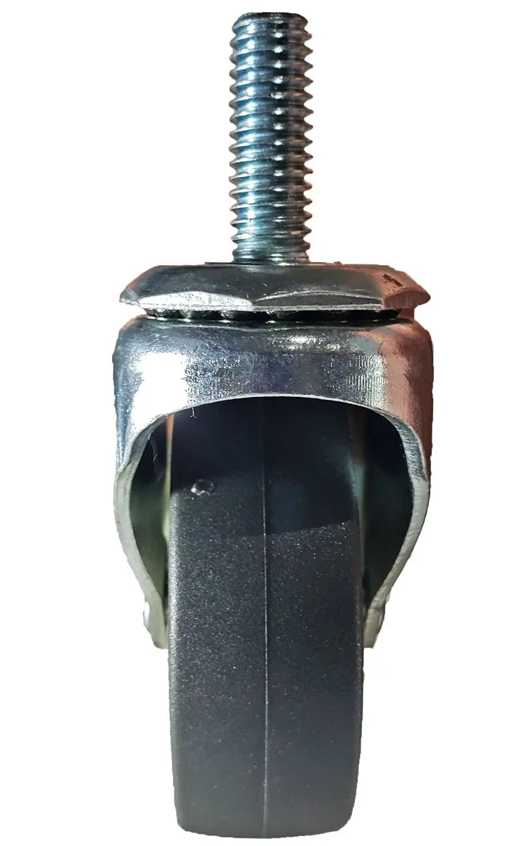 2" Locking Stem Caster | Non-Marking Polyurethane Wheel | Threaded Stem 3/8"-16 x 1" | 90 lbs Capacity -  | CasterHQ