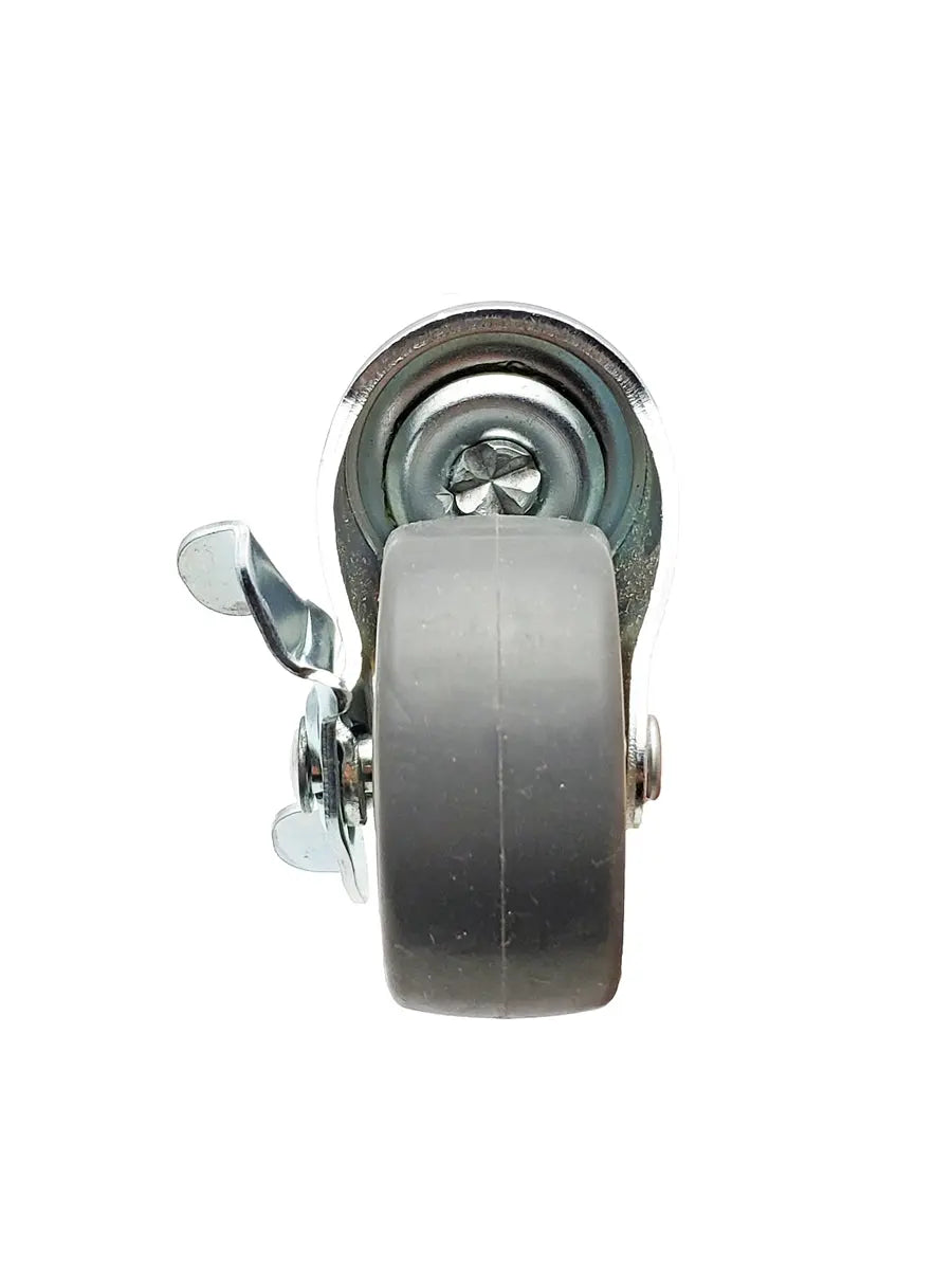 2" Stem Caster | Non-Marking Thermo Rubber Wheel | Threaded Stem 3/8"-16 x 1" | 90 lbs Capacity -  | CasterHQ