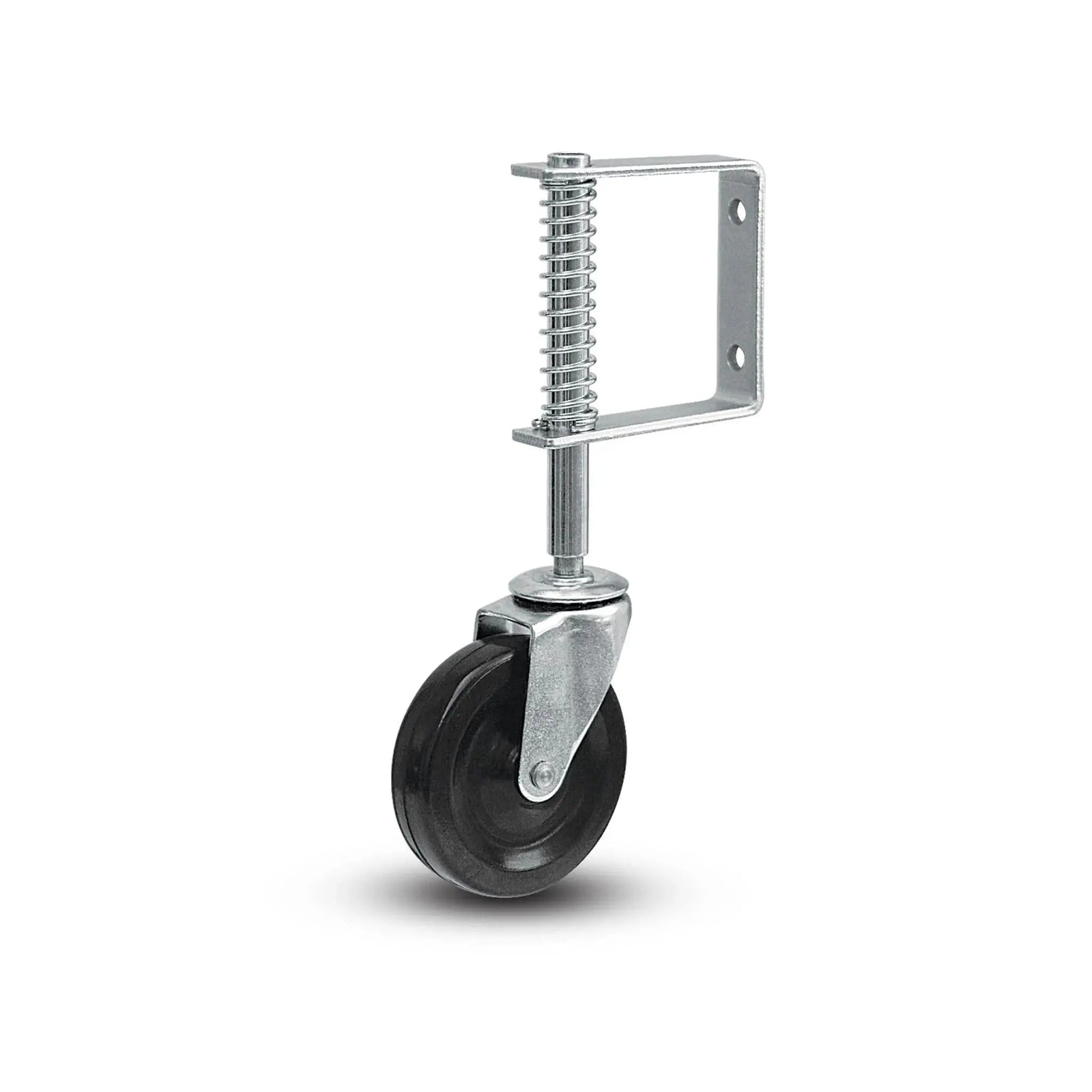 Albion Casters 4" Gate Mount Rubber Wheel Caster - Heavy-Duty Rubber Wheel for Gate Doors, Model 02RN04041S007 Albion-Casters