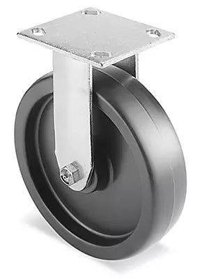 Raymond 8" Quiet Rolling Poly Fixed Caster