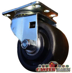 3" Polyolefin Swivel Low Profile Caster – 500 lb