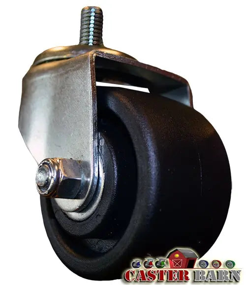 3" LOW PROFILE STEM CASTER - POLYOLEFIN WHEEL - 03 SERIES - PN - 03PO30IB3667YZ CasterHeadquarter