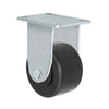 Durastar Medium Heavy Duty 04 Series - 3" x 1-13/16" HD Polyolefin Rigid Caster - 500 lb Capacity, Choose Top Plate Option Durastar