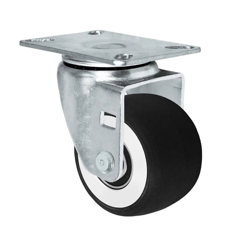 Durastar Medium Heavy Duty 04 Series - 3" x 1-13/16" Sirius HD Donut Polyurethane | Aluminum Swivel Caster - 550 lb Capacity, Choose Top Plate Option Durastar