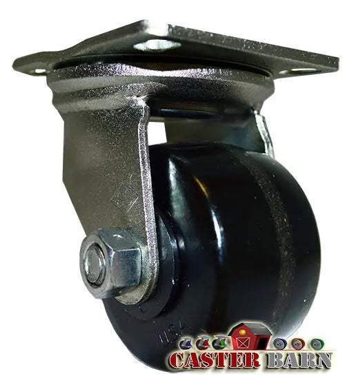 3" LOW PROFILE PLATE CASTER - PHENOLIC WHEEL - 05 SERIES- PN - 05PH30IB3612YZ CasterHeadquarter