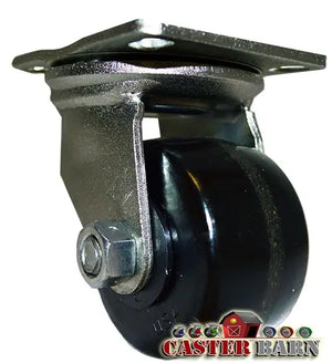 3" LOW PROFILE PLATE CASTER - PHENOLIC WHEEL - 05 SERIES- PN - 05PH30IB3612YZ CasterHeadquarter