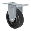Durastar 5" x 1" Polyolefin Rigid Caster - 145 lb Capacity, 2-3/8" x 3-5/8" Top Plate Durastar