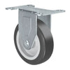 Durastar 5" x 1" Polyurethane on Polyolefin  Rigid Caster - 145 lb Capacity, 2-3/8" x 3-5/8" Top Plate Durastar