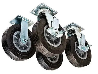 JOBOX JOBSITE 8" Casters - Set of 4 - 1-324990 CasterHQ