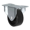 Durastar 3" x 1-1/4" Polyolefin Rigid Caster - 250 lb Capacity, 3-1/8" x 4-1/8" Top Plate Durastar