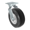 Durastar Pneumatic / Flat Free Specialty Casters 100 Series - 6" x 2" Flat Free Swivel Caster - 250 lb Capacity, 4" x 4-1/2" Top Plate Durastar