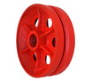 10" x 3" Ductile Iron V-Groove Industrial Wheel – 7,000 lb | CasterHQ
