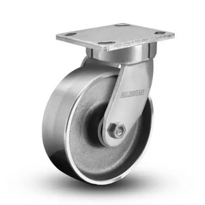 Albion 4" Forged Steel Swivel Kingpinless Caster 4"x4-1/2" Plate – 1400 lb