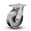 Kingpinless Swivel Caster 4" Heavy-Duty Drop Forged Steel Wheel, 1400 lb Load Capacity Albion-Casters