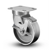 6" Kingpinless Brake Caster with Heavy-Duty Drop Forged Steel Wheel, 1700 lb Load Capacity Albion-Casters