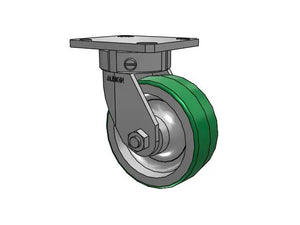 Albion 110PD05201S 5"x2" Poly-on-Aluminum Swivel Kingpinless Caster