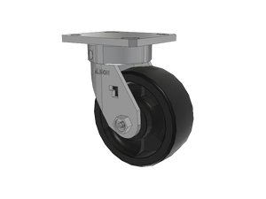 Albion 120HT05201S 5" x 2" High-Heat Nylon Stainless Kingpinless Caster