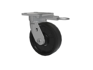 Albion 120NG06229SL 6" x 2" MAX Nylon Swivel Stainless Caster – CasterHQ