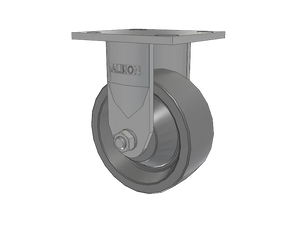 Albion 120XP05201R 5" x 2" XP Polyurethane Rigid Stainless Caster