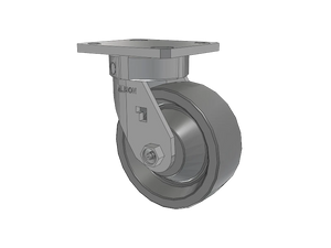 Albion 120XP05201S 5" x 2" XP Poly Stainless Kingpinless Caster