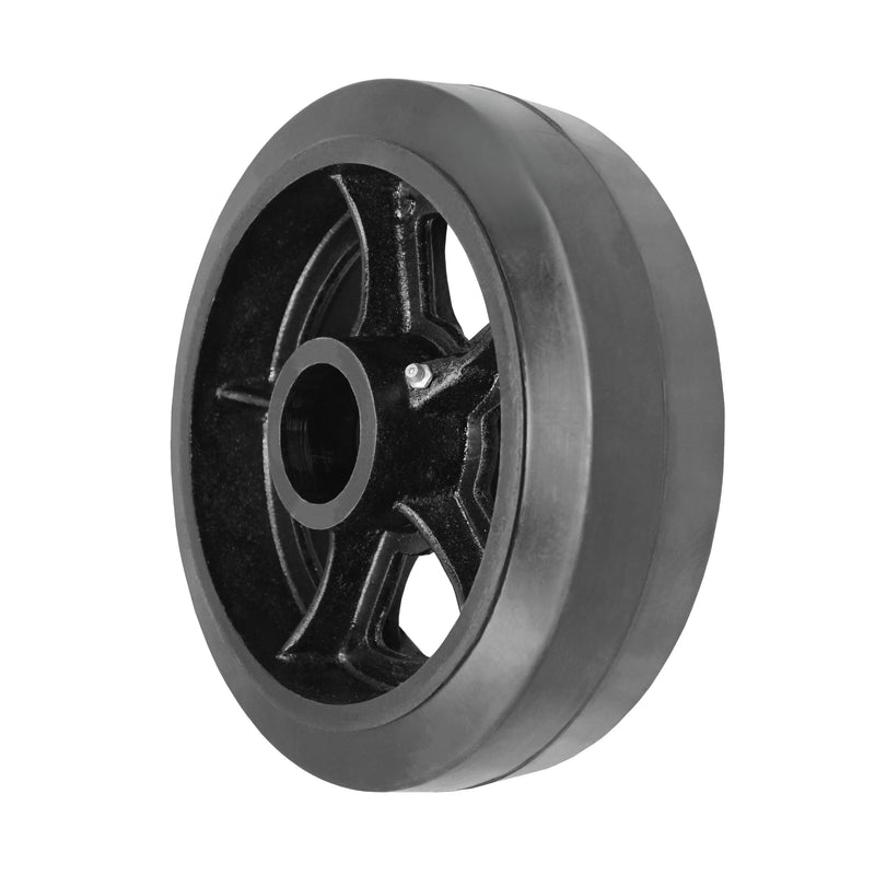 Durastar 12" x 3" Rubber on Steel Wheel, 1300 lbs Capacity and 1-15/16" Plain Bore Durastar