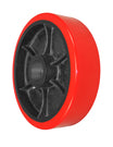 12" x 4" Polyurethane Steel Industrial Replacement Wheel – 6000 lb | CasterHQ