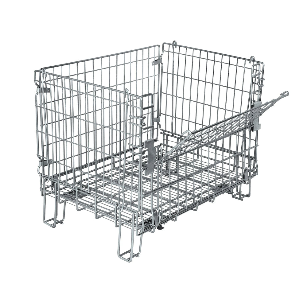 Durastar COLLAPSIBLE Wire 33-3/4 x 24 x 26-1/4 inch Open Foot Container Durastar