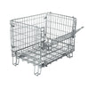 Durastar COLLAPSIBLE Wire 33-3/4 x 24 x 26-1/4 inch Open Foot Container with Casters