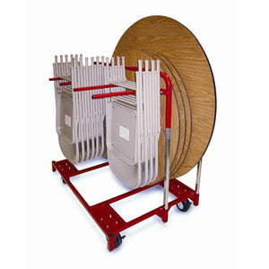 Raymond Folding Chair & Round Table Mover – Holds 5 Tables & 20 Chairs – Model 3780