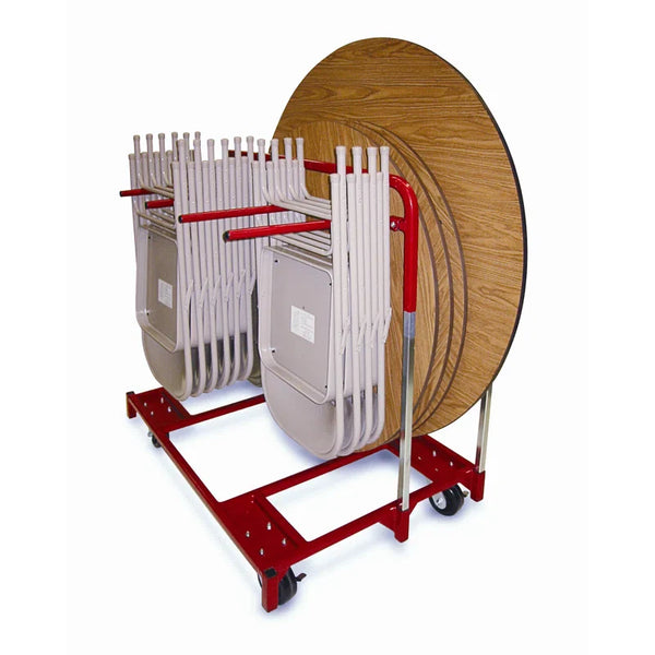 Raymond Folding Chair & Round Table Mover – Holds 5 Tables & 20 Chairs – Model 3780