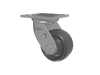 Albion Casters Solid Elastomer Wheel Swivel Caster 4" x 2" with Heavy-Duty Plate 4" x 4.5" - Robust Industrial Performance | Model 16SE04228S Albion-Casters
