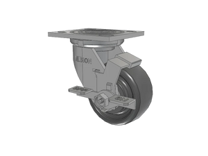 Albion 16SE04228SFBA 4" x 2" Caster — 1000 lb