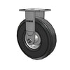 Heavy-Duty 8.6" Pneumatic Rigid Caster with 4.5" x 4" Plate - 350 lb Load Capacity Albion-Casters