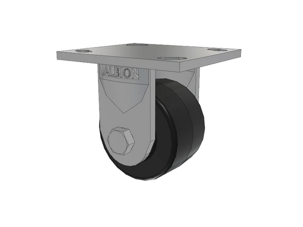 Albion Casters 3.25" x 2" USA-Made Rigid Caster with Durable Phenolic Wheel and 4" x 4.5" Top Plate - Model 16TM03201R Albion-Casters