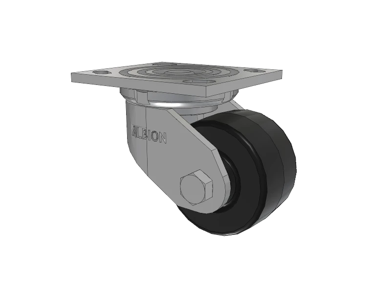 Albion Casters 3.25" x 2" Swivel Caster - USA-Made Phenolic Wheel for Superior Maneuverability - Model 16TM03201S Albion-Casters