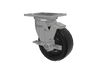 Albion Casters 5" x 2" Side Locking Caster - USA-Made Phenolic Wheel with 4" x 4-1/2" Top Plate, Heavy-Duty Industrial Caster, Model 16TM05201SFBA Albion-Casters