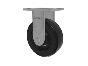 Albion 16TM06201RHR60 6" x 2" Phenolic Rigid Caster – 4" x 4.5" Plate