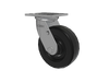 Albion Casters 6" x 2" USA-Made Swivel Caster with Phenolic Wheel - 7.5" High, 4" x 4.5" Top Plate, Model 16TM06201SHS60 Albion-Casters
