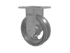 Albion Casters 6"x2" USA-Rig Rigid Caster with V-Groove Cast Iron Wheel - 7.5" Height, Heavy-Duty, Model 16VG06201RHR60 Albion-Casters