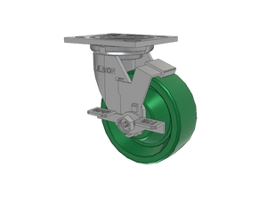 Albion 16XI05202SFBA 5" x 2" Polyurethane Side Lock Caster