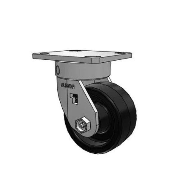 Albion-Casters 4"x2" Value Kingpinless Caster with USA-Made Phenolic Wheel – 800 lb Load Capacity, Medium-Duty, 170TM04201S Albion-Casters