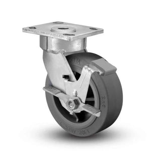Albion 18XS08228SFBC 8" x 2" Performance-Rubber Side Lock Caster