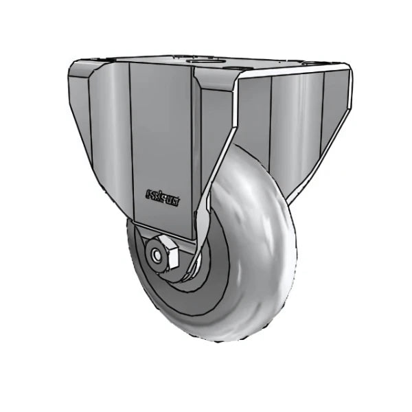 3.5" Performa Delrin Rigid Caster with 210 lb Capacity - Colson 2.03208.561 CasterHQ