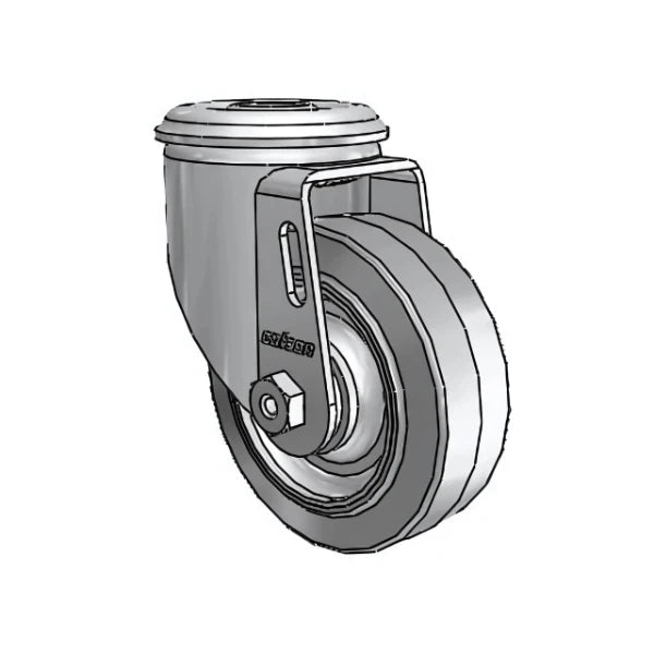 Colson Casters 3.5" x 1.25" Performa Ball Bearing Caster with 1/2" Hollow Rivet - SKU: 2.03250.445 | Durable Industrial & Medical Caster for Smooth Mobility colson-header